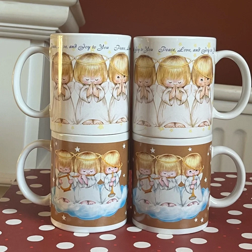 Vintage Hallmark Angels Coffee Mugs